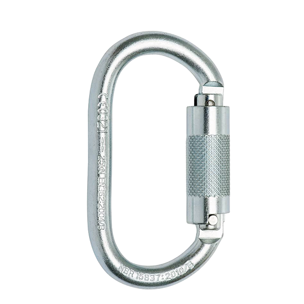 Produto Mosquetão Oval Dupla Trava em Aço